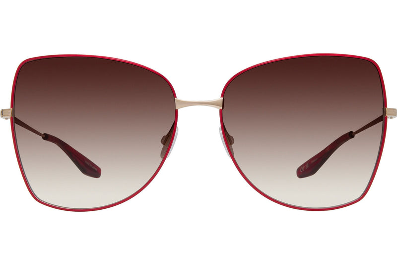 Gold / Crimson Enamel / Smokey Topaz (AR)