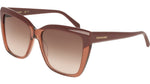 619 - BURGUNDY/TRANSPARENT BROWN / 