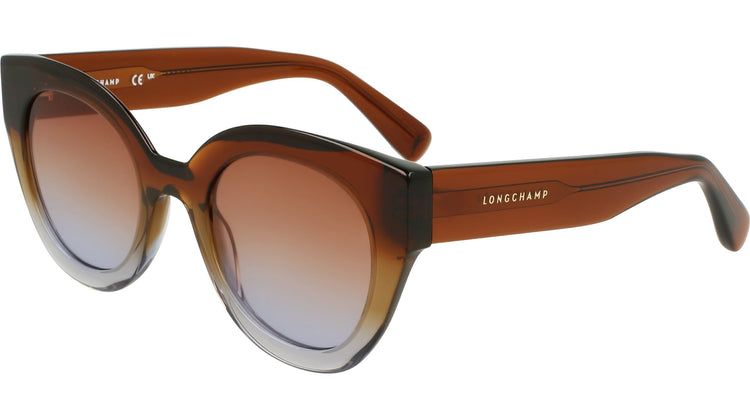 208 - TRANSPARENT GRADIENT BROWN/AZU