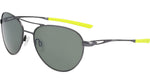 907 - SATIN GUNMETAL / GREEN