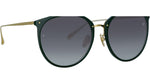 026 - FORST GREEN/LT GLD/GREY GRAD