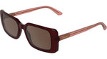 605 - TRANSPARENT BURGUNDY / 