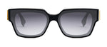 Fendi FIRST FE 40099F 01B Square Sunglasses