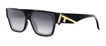 Fendi FIRST FE 40099F 01B Square Sunglasses
