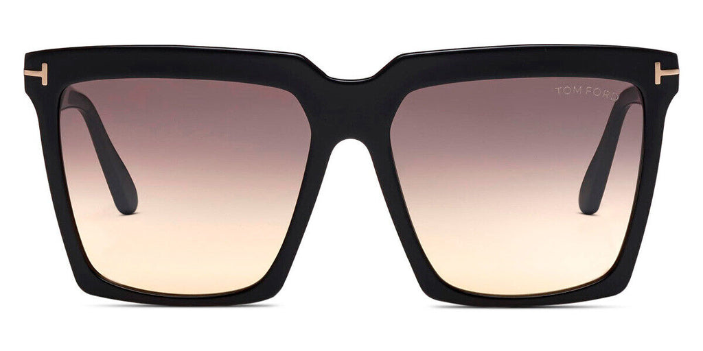 TOM FORD SABRINA FT0764 01B Square Sunglasses