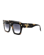 Fendi ROMA FE40101F 55B Square Sunglasses