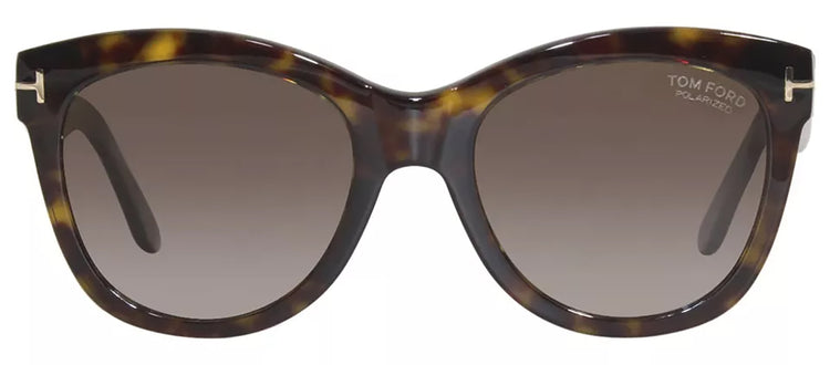 TOM FORD BEATRIX 52H Butterfly Polarized Sunglasses
