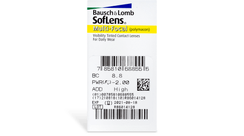 Soflens Multifocal Contact Lenses Prescription - 6 Pack