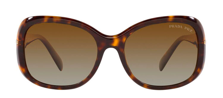 Prada PR 04ZS 2AU6E1 Butterfly Polarized Sunglasses