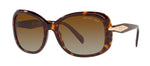 Prada PR 04ZS 2AU6E1 Butterfly Polarized Sunglasses