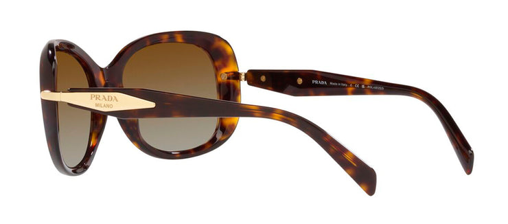 Prada PR 04ZS 2AU6E1 Oval Polarized Sunglasses