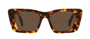 Prada PR 08YS 01V8C1 Cat Eye Sunglasses