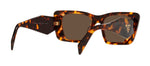 Prada PR 08YS 01V8C1 Cat Eye Sunglasses