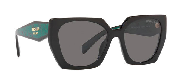 Prada PR 15WS 1AB5Z1 Geometric Polarized Sunglasses