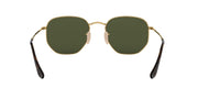 Ray-Ban RB3548N 001/58 Hexagon Polarized Sunglasses