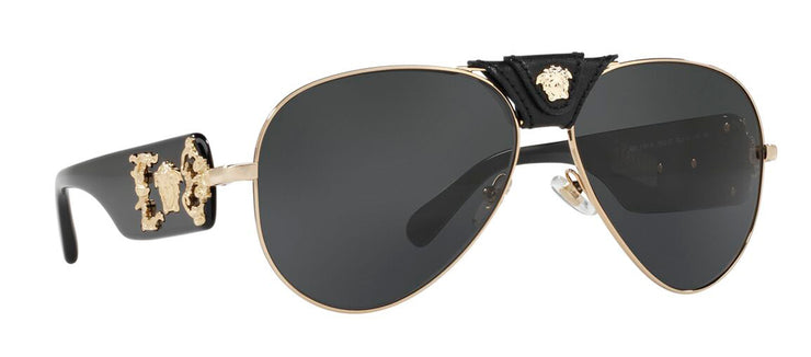 Versace VE 2150Q 100287 Aviator Sunglasses