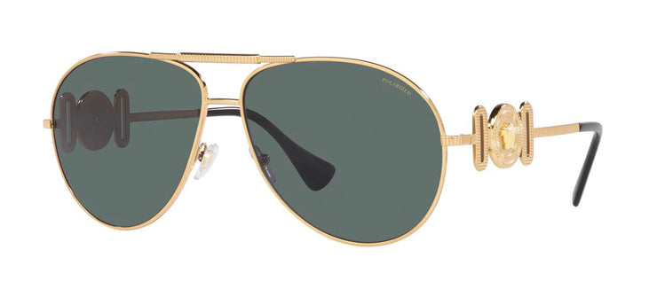 Versace VE2249 100281 Aviator Polarized Sunglasses