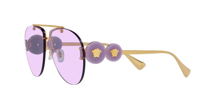 Versace VE2250 14871A Aviator Sunglasses