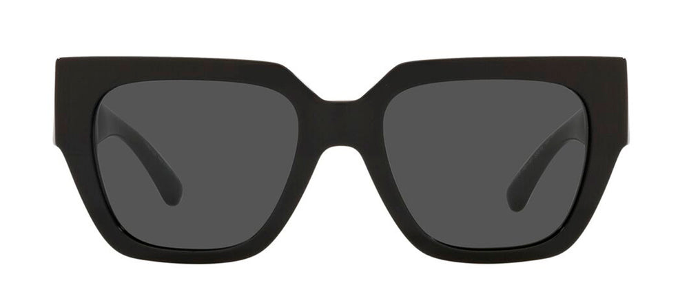 Embellished cat-eye sunglasses in black - Versace