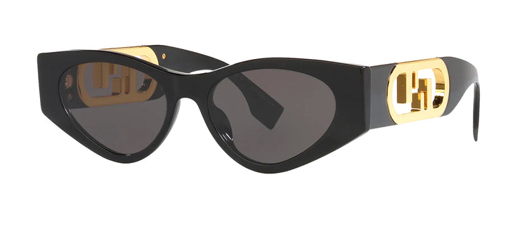 Fendi O'LOCK  FE40049I 01A Cat Eye Sunglasses
