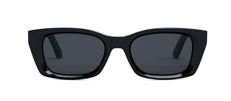 DIORMIDNIGHT S3I Black Rectangle Sunglasses