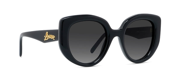 Loewe CURVY LW 40100I 01B Butterfly Sunglasses