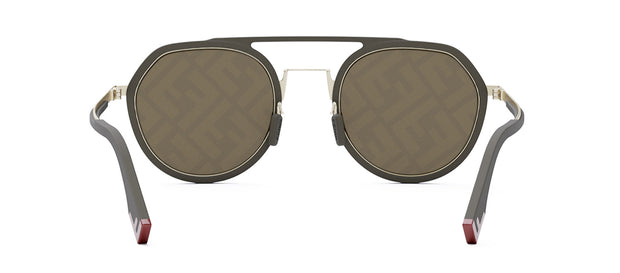 Fendi LIGHT FE 40040U 50G Round Sunglasses
