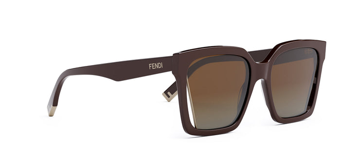 Fendi WAY FE 40085I 66F Square Sunglasses