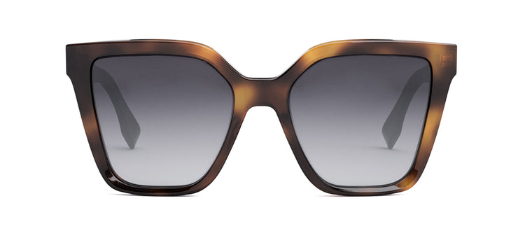 Fendi LETTERING FE 40086I 53B Square Sunglasses