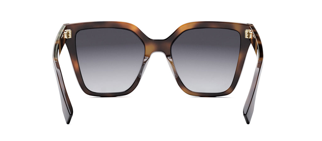 Fendi LETTERING FE 40086I 53B Square Sunglasses