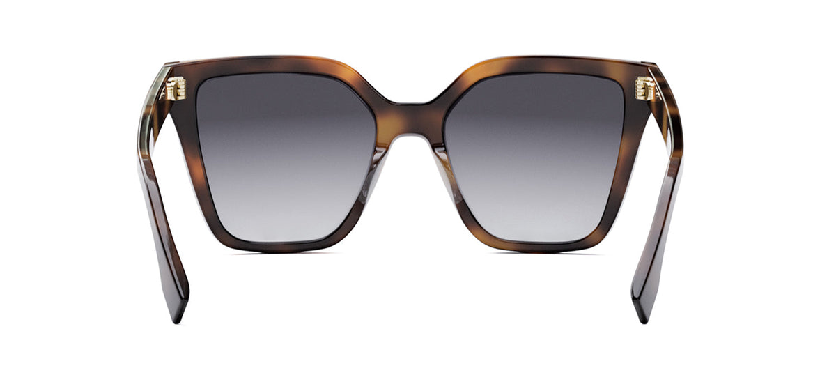 Fendi LETTERING FE 40086I 53B Square Sunglasses