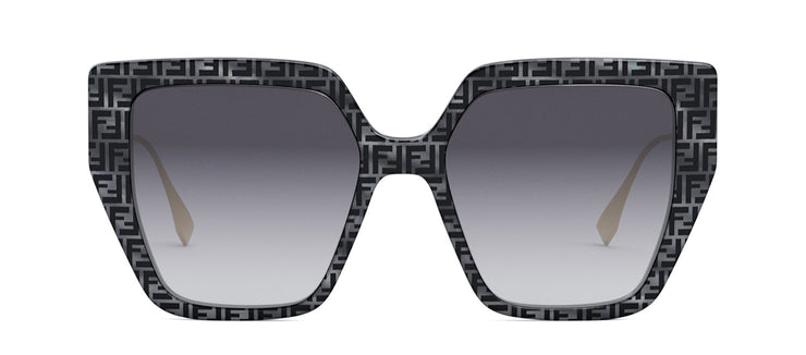 Fendi BAGUETTE  FE40012U 55B Butterfly Sunglasses