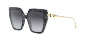Fendi BAGUETTE  FE40012U 55B Butterfly Sunglasses