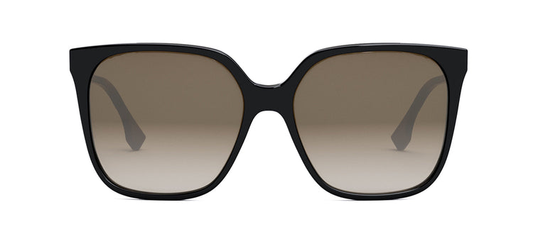 Fendi FINE FE 40030I 01F Oversized Square Sunglasses