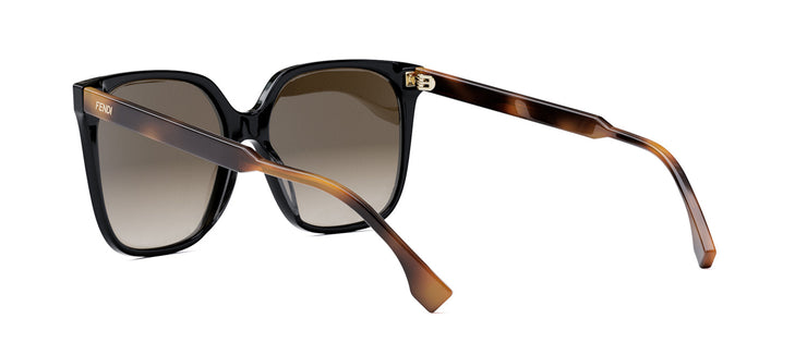 Fendi FINE FE 40030I 01F Oversized Square Sunglasses
