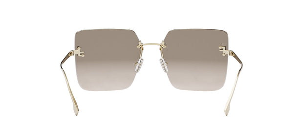Fendi FE4082US 30F Oversized Square Sunglasses