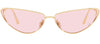 MISSDIOR B1U Gold Cat Eye Sunglasses