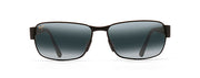 Maui Jim 249-2M Black Coral Polarized Rectangle Sunglasses