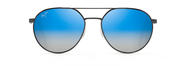 Maui Jim Waterfront DBS830-02C Round Polarized Sunglasses