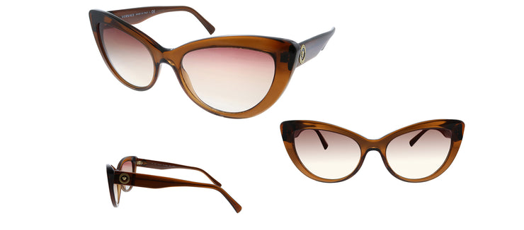 Versace VE 4388 53240P Butterfly Sunglasses