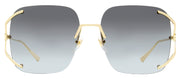 Gucci GG0646S W 001 Oversized Square Sunglasses