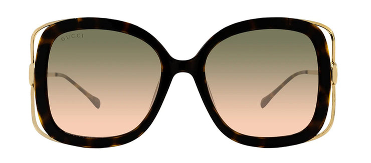 Gucci GG1021S W 001 Butterfly Sunglasses