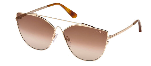 Tom Ford FT0569 ELISE W 28Z Cat Eye Sunglasses