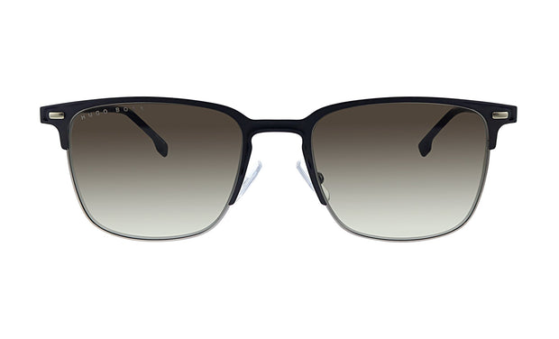 Boss BOSS 1019 /S_4 Matte Brown Metal Square Sunglasses Brown Gradient Lens