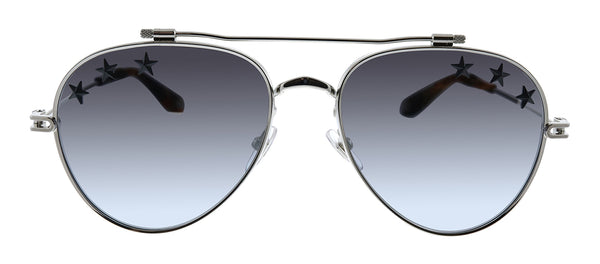 Givenchy 7128/S Unisex Aviator Sunglasses - Black/Brown