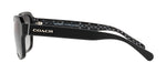 Coach 0HC8232 551011 Rectangle Sunglasses