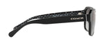 Coach 0HC8232 551011 Rectangle Sunglasses