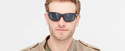 Revo RE 1092 01 GY Caper BL Wrap Polarized Sunglasses