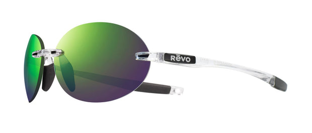 Revo Descend O RE 1168 09 GN Oval Polarized Sunglasses
