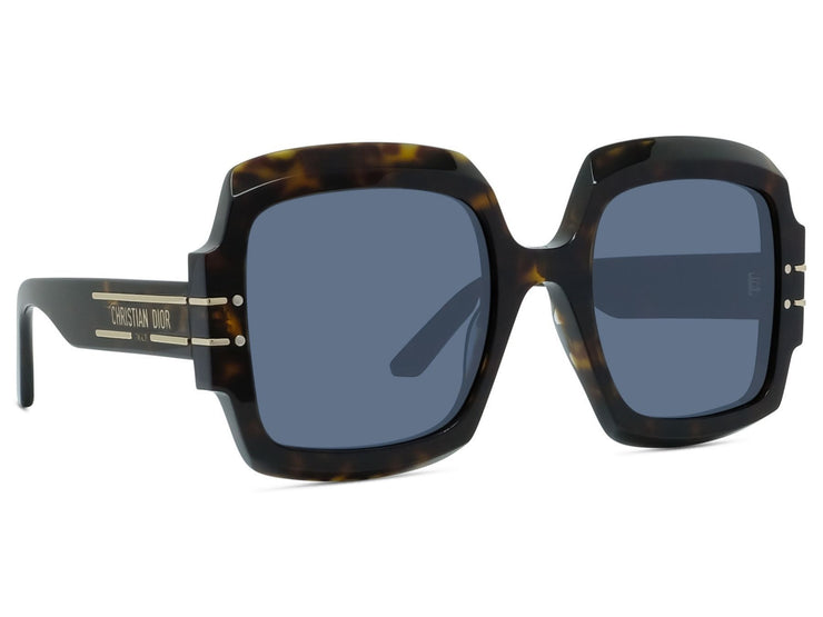 DIORSIGNATURE S1U Tortoise Square Sunglasses
